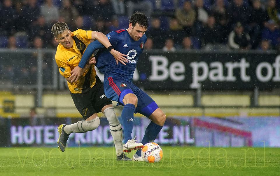 Naïef NAC Breda gaat af als een gieter in De Kuip