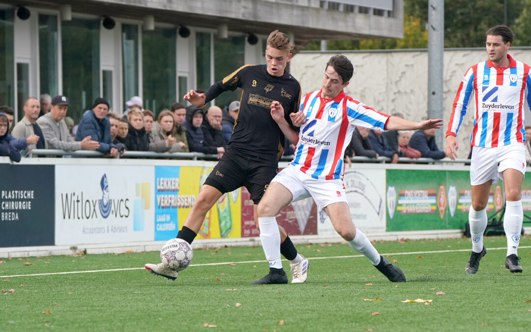 Dominant, maar tandeloos TSC worstelt zich voorbij JEKA dankzij een late vrije trap van Jordy Buijs